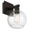 Access Lighting Port Nine Burgundy, Burgundy LED Wall Sconce, Matte Black Finish, Seeded Glass 63145LEDDLP-MBL/SDG - alternate 9